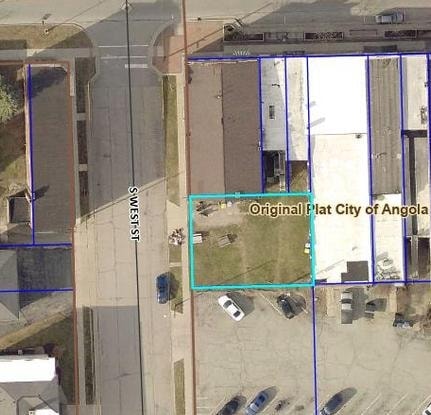Downtown land parcel for sale Angola Indiana — $25,000